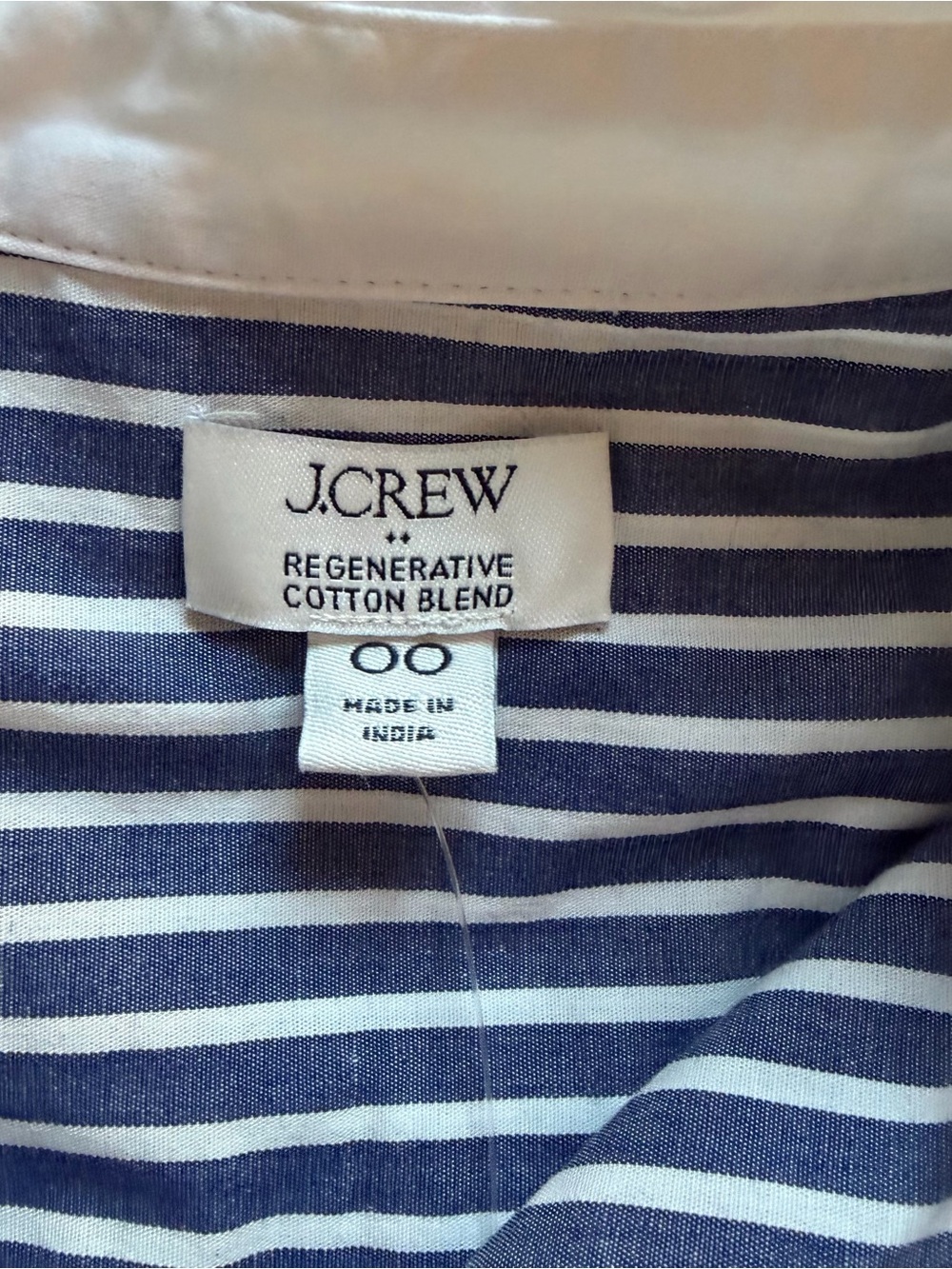 J. Crew Factory Long-sleeved Striped Shirt Dress - Picture 7 of 12